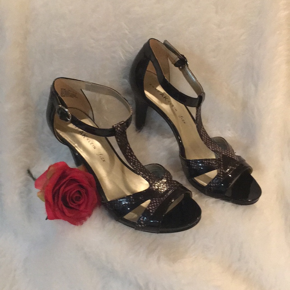 Sexy T-strap Anne Klein heels